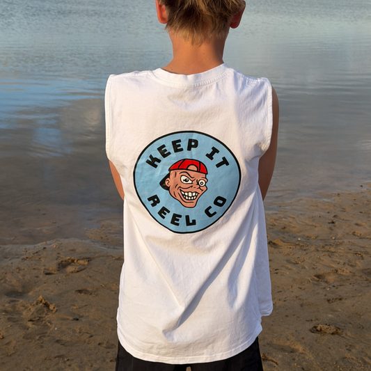 Unisex Cotton Crewneck Singlet | Fish Mate