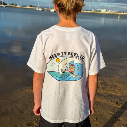 Unisex Cotton Crewneck T-shirt | Surfing